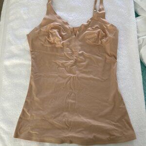 DKNY tan shaper camisole top size L (EUC)